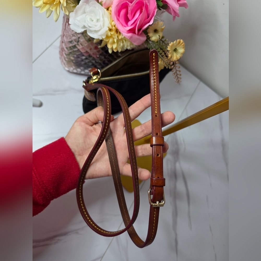 Dooney & Bourke Black and Brown Crossbody Bag - Picture 6 of 6